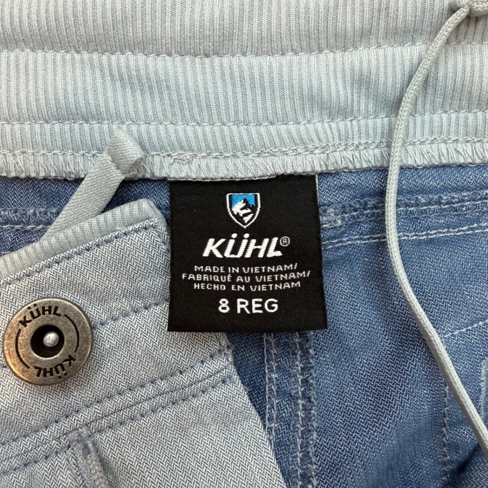 Kuhl Womens Grey Straight Leg Hiking Utility Pants Size 8 REG Articulated Knee - Picture 3 of 5